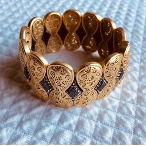 Gold and silver bracelet